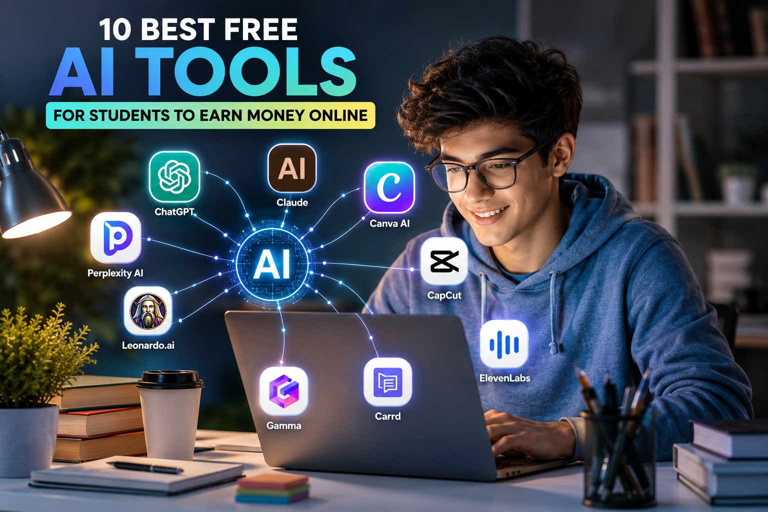 The 10 Best Free AI Tools for Students to Earn Money Online